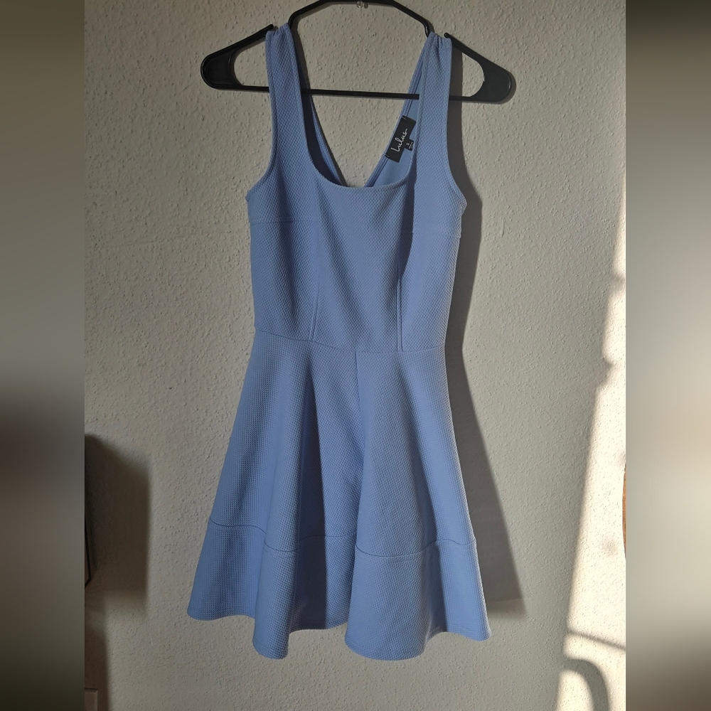 Lulu's Periwinkle Mini Dress - Picture 3 of 8